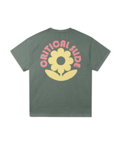 SUNFLOWER TEE - DUSTY GREEN