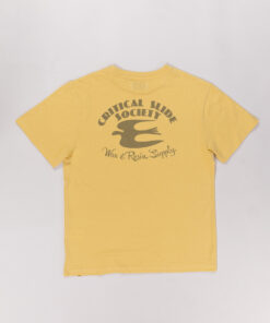 WAX AND RESIN TEE - VINTAGE YELLOW